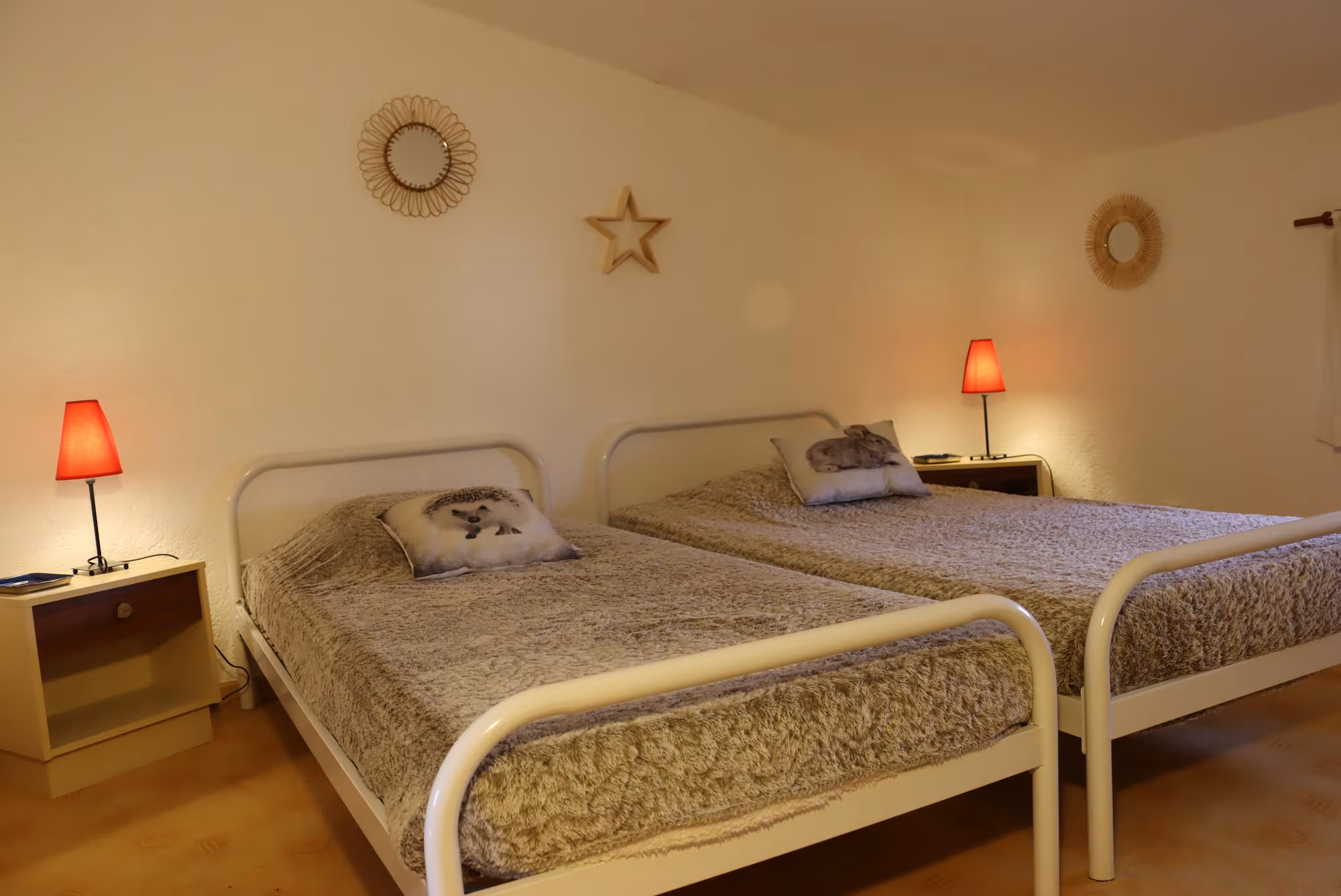 Chambre deux lits